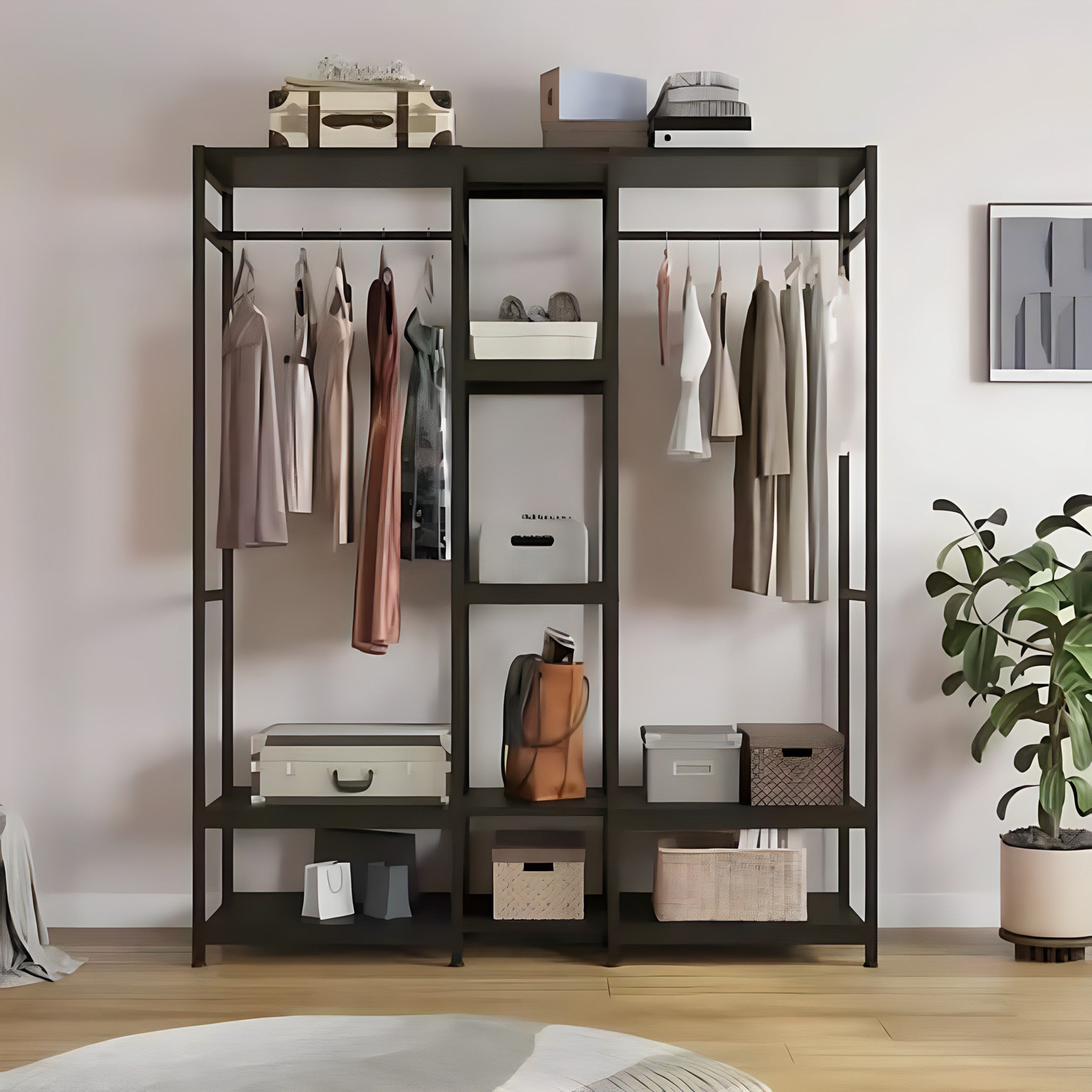 علاقة ملابس معدن بارفف