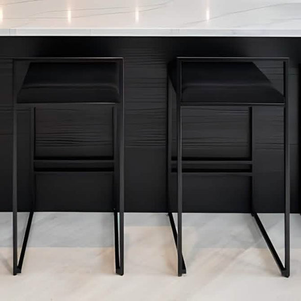 كرسي بار معدن وقماش