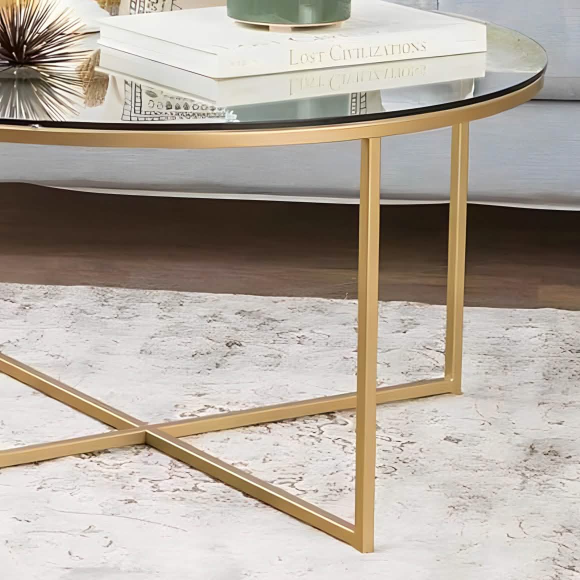 ترابيزة قهوة زجاج