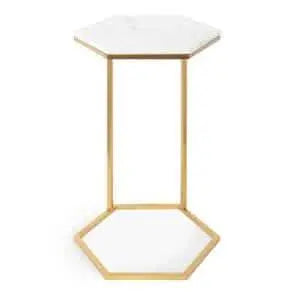 ترابيزة جانبية بسطح رخام