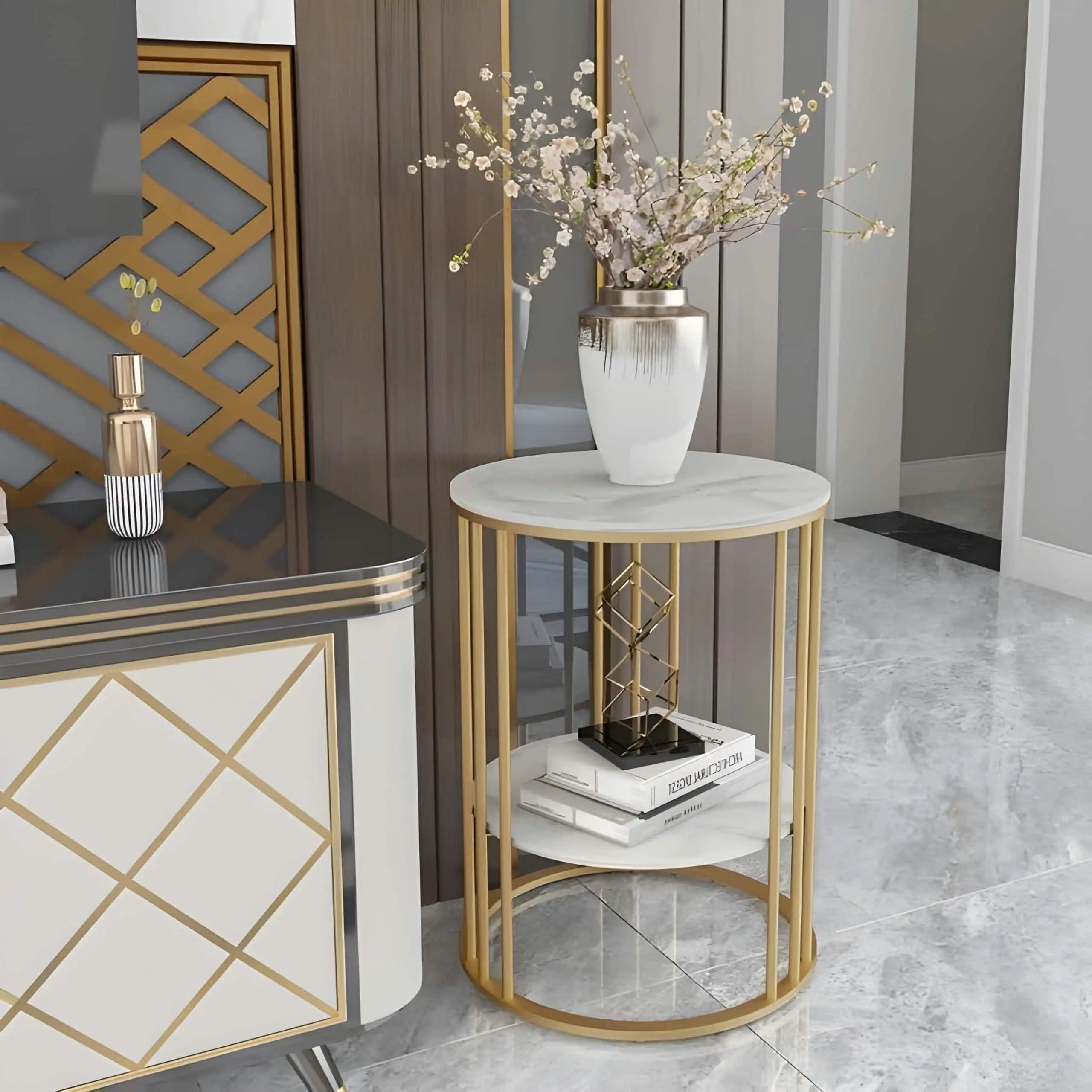 ترابيزة جانبية معدن