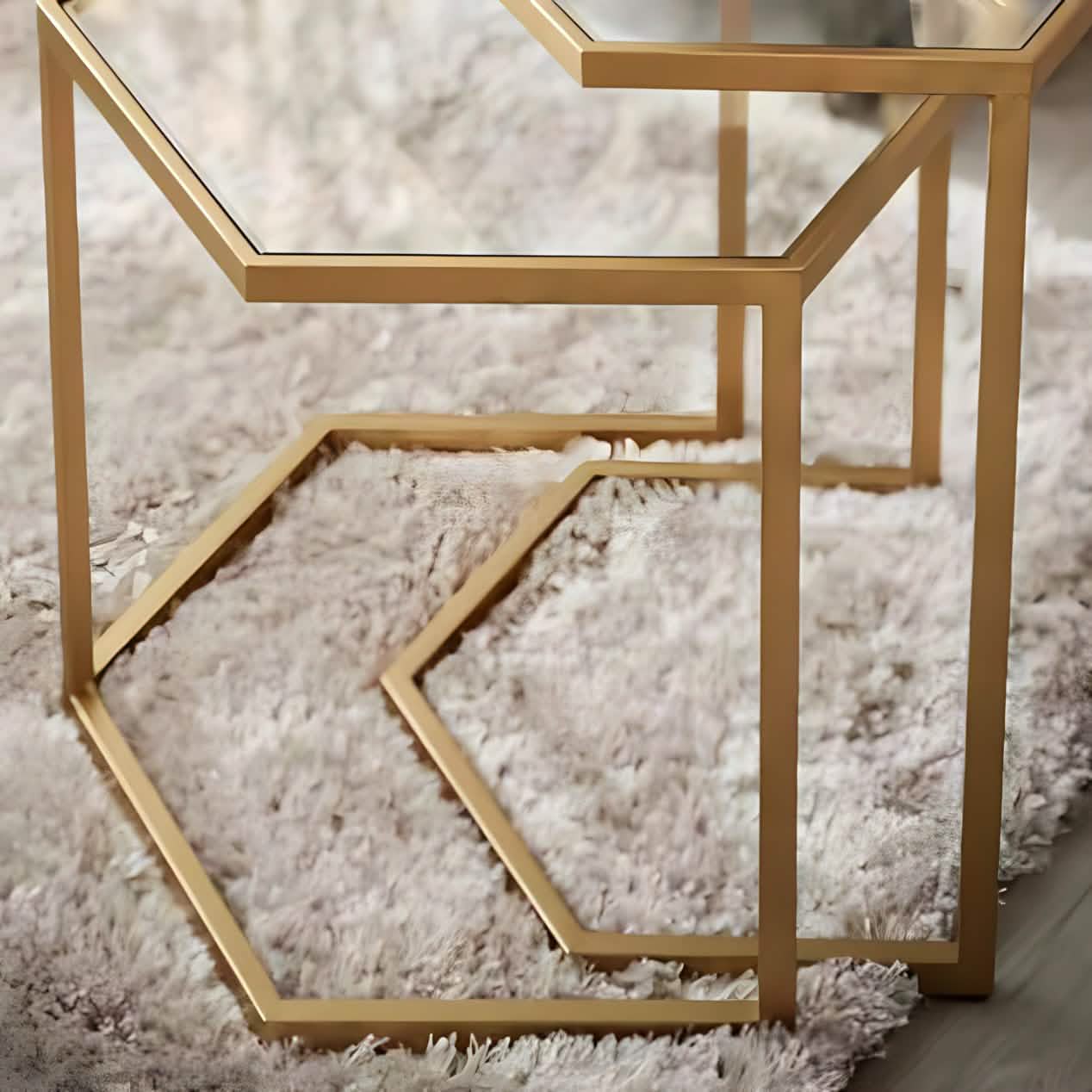 ترابيزة جانبية زجاج