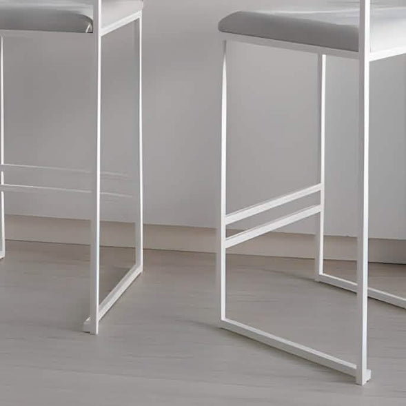 كرسي بار معدن وقماش