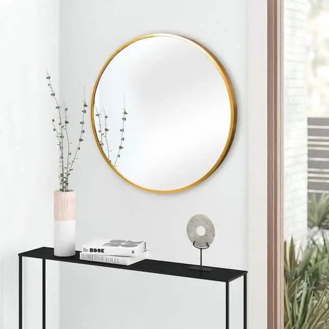 مرايا دائرية بإطار معدن