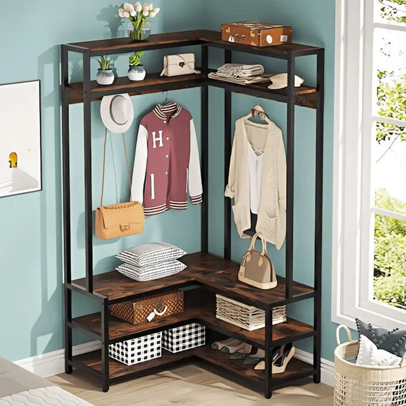 جزامة مع شماعة معدن