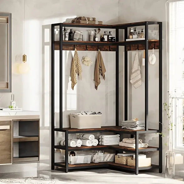 جزامة مع شماعة معدن