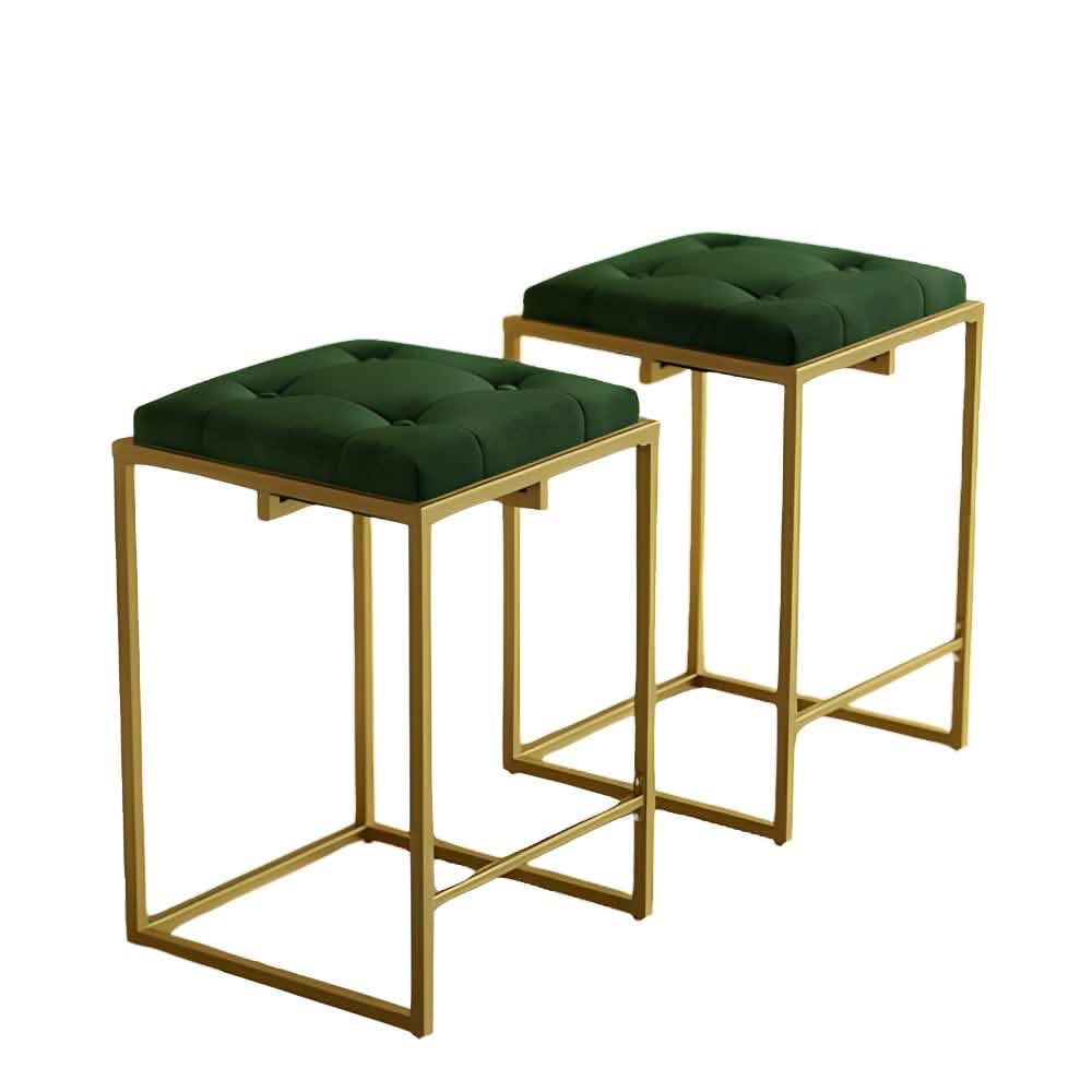 كرسي بار معدن وقماش