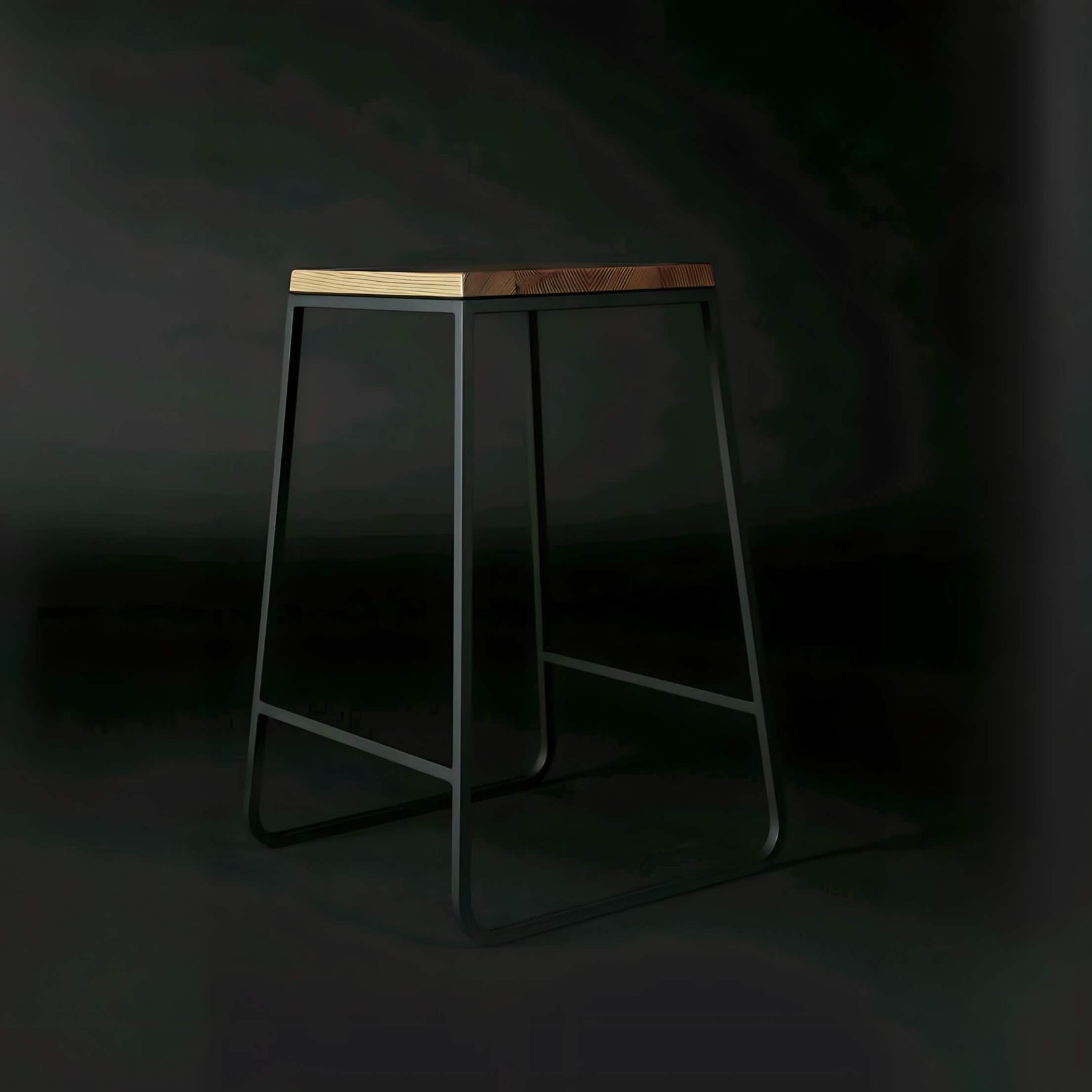 كرسي بار معدن و ام دي اف