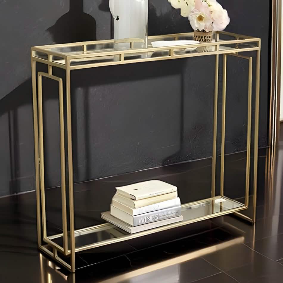 كونسول بسطح زجاج