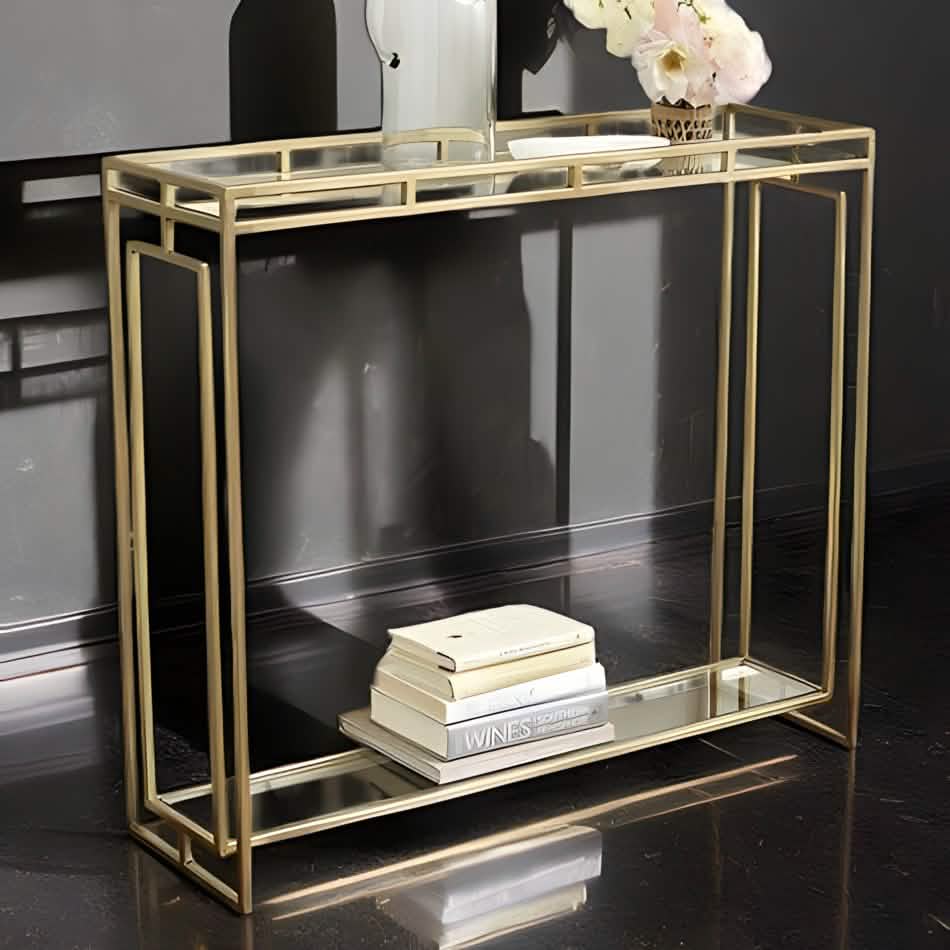 كونسول بسطح زجاج