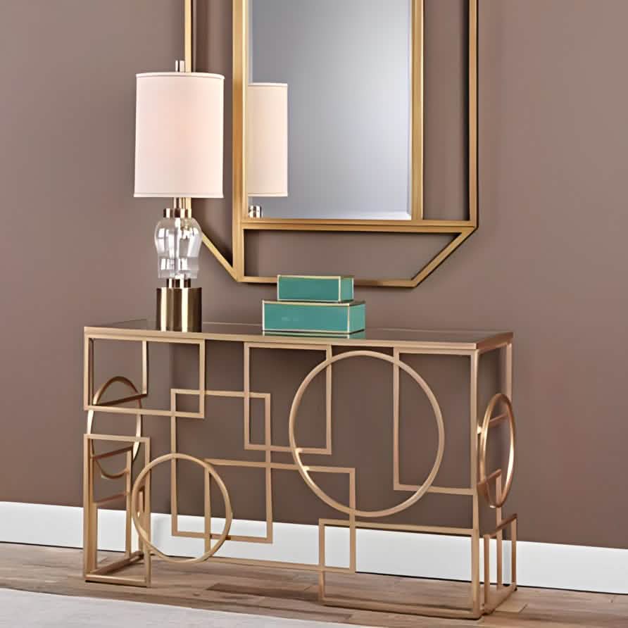 كونسول بسطح زجاج