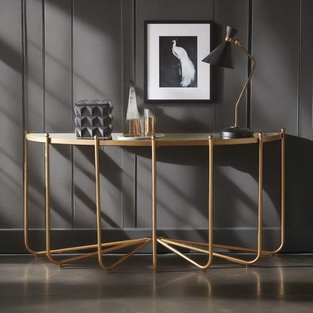 كونسول بسطح زجاج