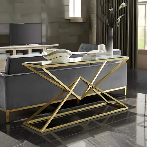 كونسول بسطح زجاج