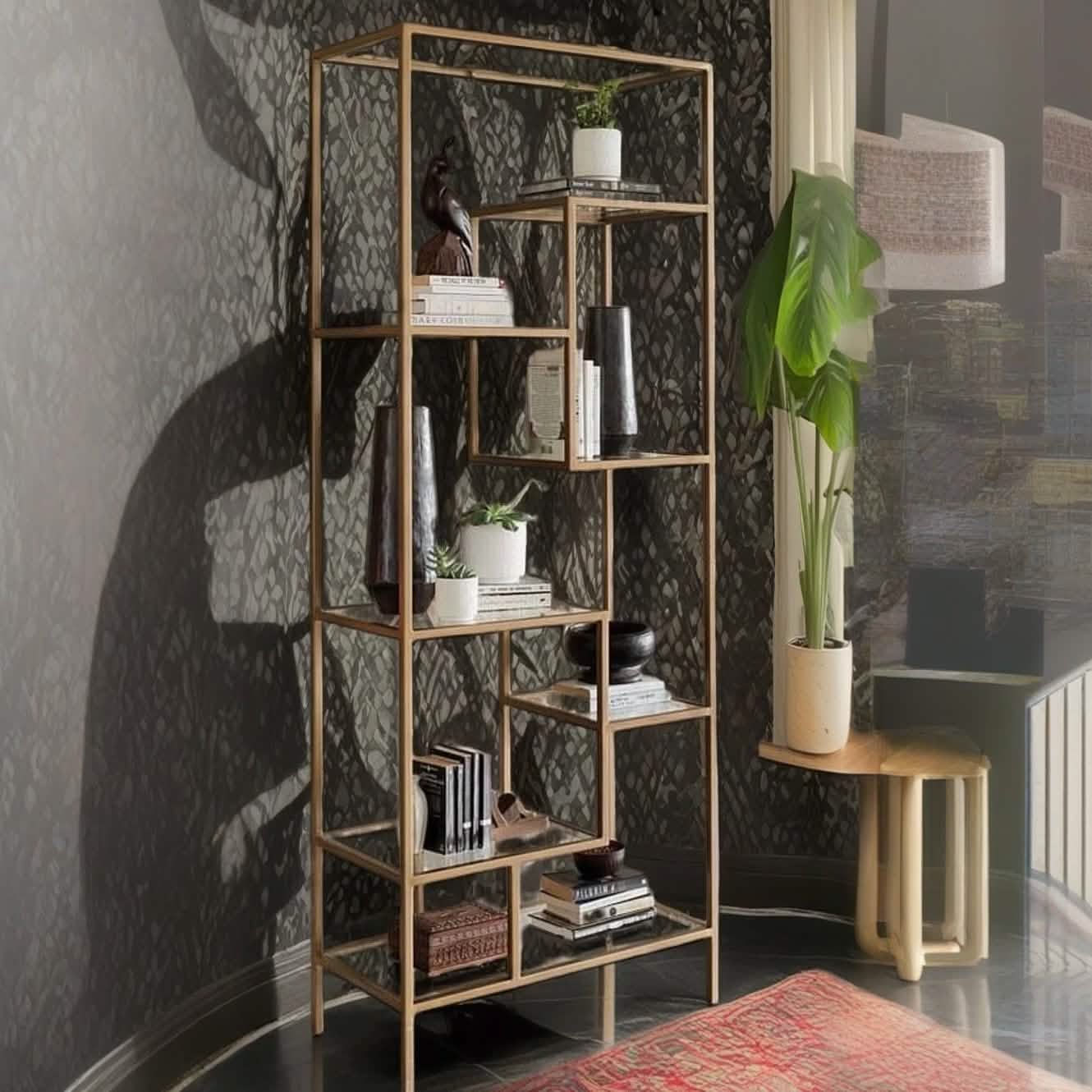 وحدة أرفف معدن