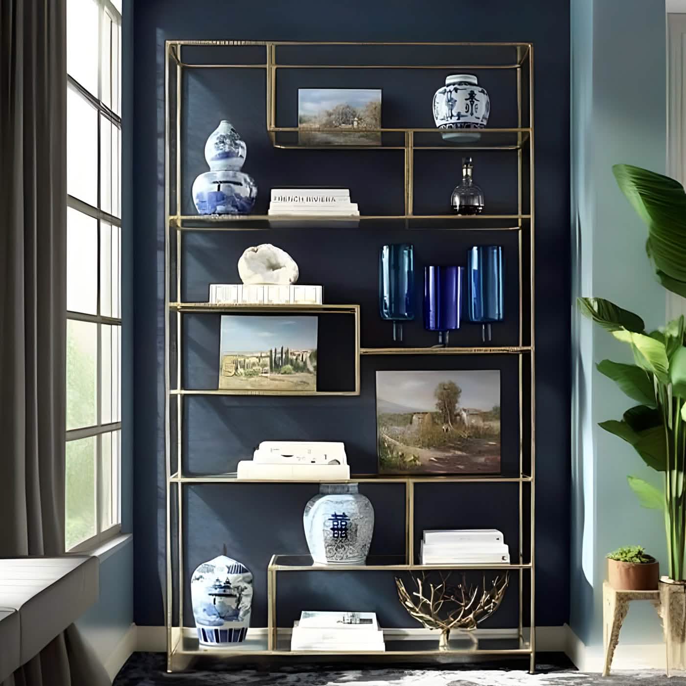 وحدة أرفف معدن