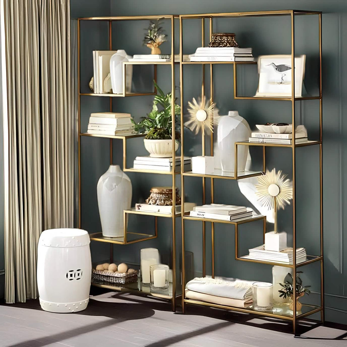 وحدة أرفف معدن