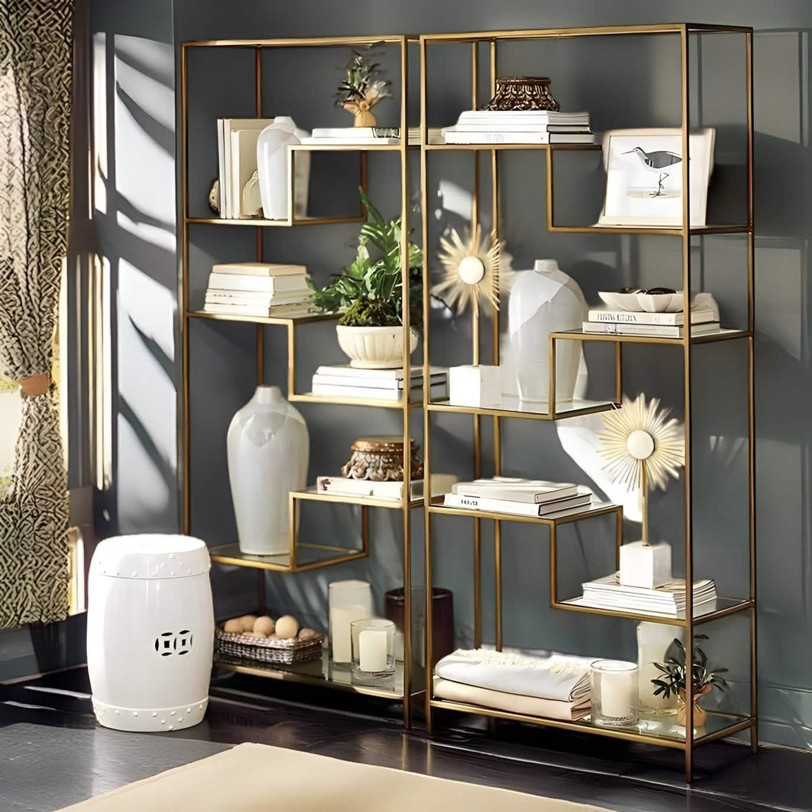 وحدة أرفف معدن