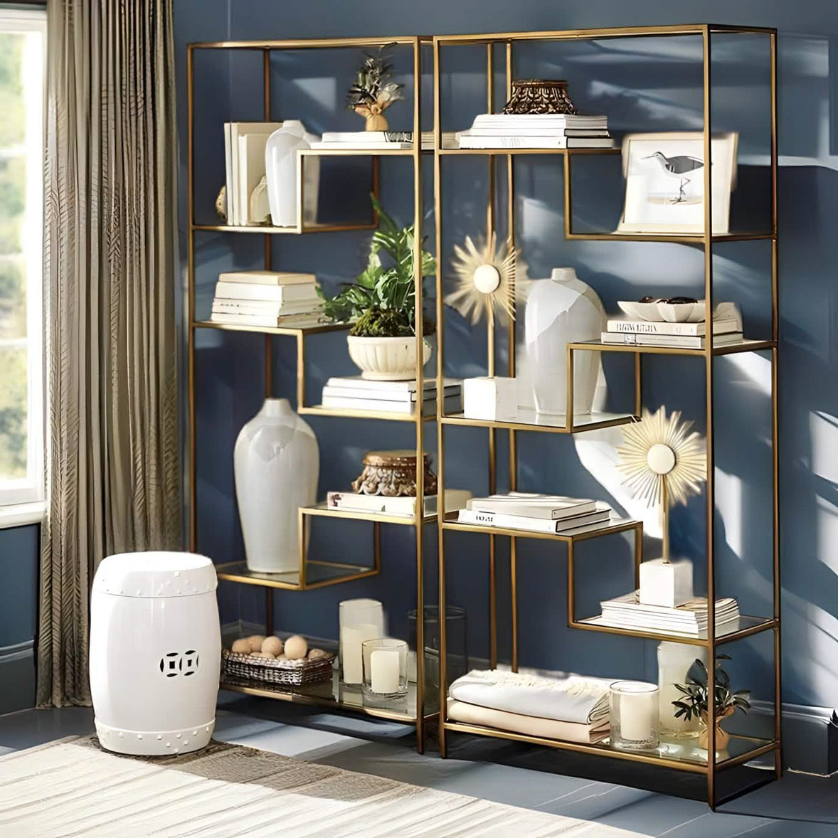 وحدة أرفف معدن