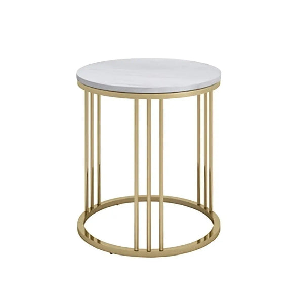 ترابيزة قهوة مع ترابيزة جانبية معدن